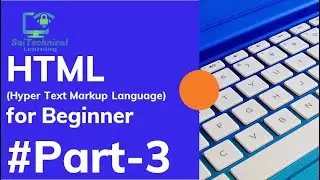HTML for Beginners #Part3 (Hyper Text Markup Language) HTML Tables and Lists