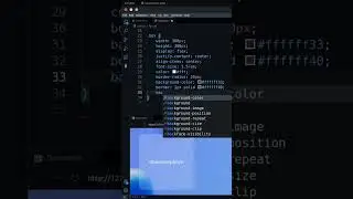 Glassmorphism In CSS #youtubeshorts #mrsolodev #css #ytshort #shorts