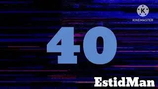 EstidMan 60 seconds countdown timer with SFX Bevan Font