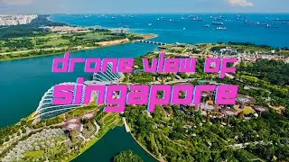 Drone View of Singapore