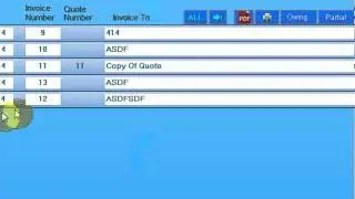 Searching for Invoices, Quotes and Purchase Orders