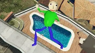 GTA 5 Water Fails | Ragdolls Baldi's Basics vol.2 (Euphoria physics)
