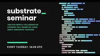 Index your chain into a Postgres SQL database | Substrate Seminar | Archives