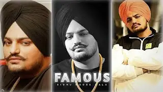 FAMOUS - Sidhu Moose Wala 😈 || Sidhu Moose Wala Status 💔 
