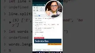 Day 5 Part 2 How to Count the number of words in a line using JavaScript