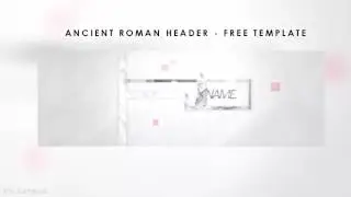 Anicent Roman Header - FREE Template