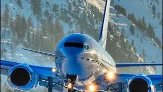 737 buttter landing