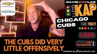 REKAP ⚾️ Cubs 6-0 Loss to the Guardians - The Cubs did very little offensively