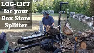 Gorillabac Log Lift; Working in the Woodyard!