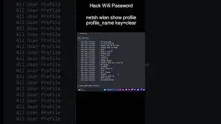 Hack Wifi Pasword #shorts #password #hacker #wifi