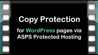 Copy Protect WordPress with ArtistScope Site Protection
