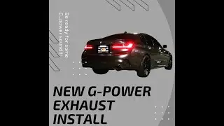 New G-power Sport exhaust Install | 2020 BMW M340i