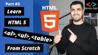 HTML Crash Course For Absolute Beginners 2020 | Part #3 | HTML Lists And HTML Table