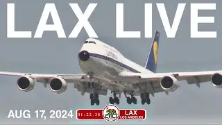 LAX LIVE | YANKE TANGO LUFTHANSA RETRO COMES TO LOS ANGELES INTERNATIONAL AIRPORT