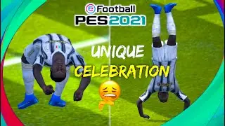 UNIQUE GOAL CELEBRATION IN PES 2021 MOBILE #Shorts