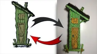 _Сделал дом дикого кабана из Don't Starve Shipwrecked_