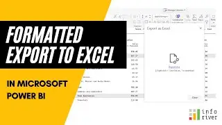 Formatted Export to Excel / Spreadsheets in Microsoft Power BI