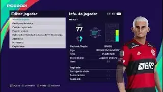 EDIT FACE WESLEY PES 2021