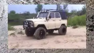 #188. УАЗ гоняет по песку [АВТО 4x4]