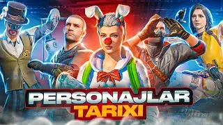 🤩 PERSANAJLAR TARIXI //🔥 CARLO, VEKTOR, ENDY, SARA ⚡️ - PUBG MOBILE