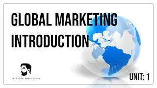 Global Marketing Unit 1