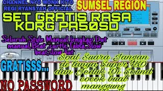 Set/Style ORG2021/2022 Rasa Korg pa50 Gratis no Password link di Deskripsi...