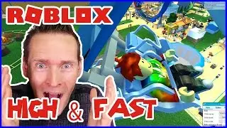 High & Fast Steel Coaster!!!  /  Roblox Theme Park Tycoon