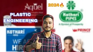 Plastic Engineering Jobs 2024 (Cipet) 🔥 Prince Pipes Ltd & Kothari Agritech (DPT, DPMT & PGD-PPT)