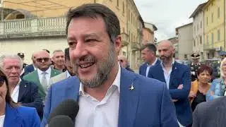 DICHIARAZIONI DI MATTEO SALVINI A UMBERTIDE (PERUGIA)