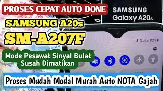 How To Fix Airplane Mode Won't Turn Off And Samsung Galaxy A20s SM-A207F Round Signal