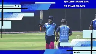 SACHIN SARDESSAI 52 RUNS IN 35 BALL | GOA VETRENS CRICKET LEAGUE 2025 #photosonicproductions