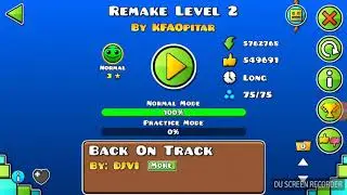 Geometry dash remake level 2 by KFaOpitar  100% completed