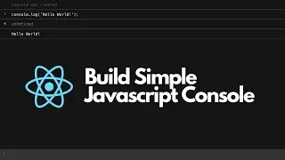 Build Simple Console for Javascript like a Browser developer tool (Tutorial)