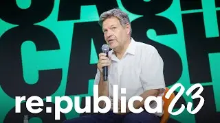 re:publica 2023: Angebot & Nachfrage – Gespräch zwischen Vizekanzler Robert Habeck & Johnny Haeusler