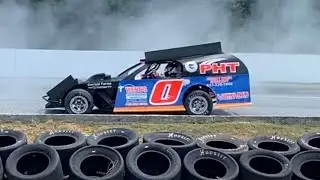 Dirt Car on Asphalt Dillion Motor Speedway