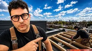 Framing a Rooftop Deck With Wood