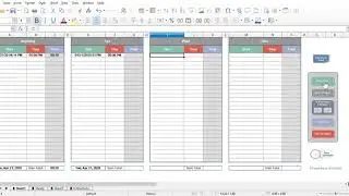 Time Tracking Spreadsheet Demo