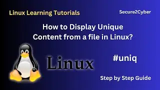 How to Display Unique Content from a File in Linux (Using uniq Command) | Secure 2 Cyber