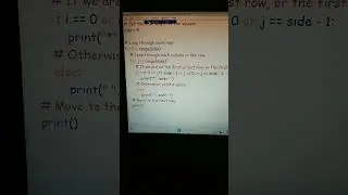 square in python without using Turtle graphics 