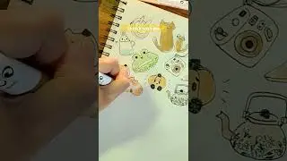sketch along with me 🫶✨️ #art #sketch #doodle #vlog