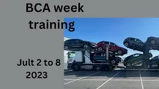 BCA training week 1