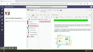 How do I access Class Notebook and hand in an Assignment?