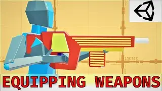 Equip weapons using Mesh Sockets and Animation Rigging in Unity [AI #04]