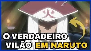 O hiruzen é culpado por todos terem desprezado o naruto