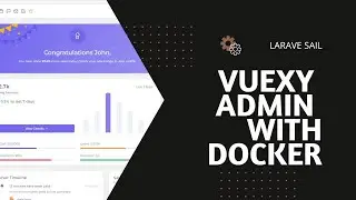 Laravel Sail docker with Vuexy admin template