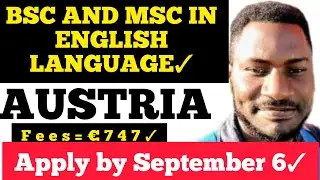 STUDY IN AUSTRIA|ADMISSIONS BEGINS BY SEPTEMBER 6 IN THIS UNIVERSITY