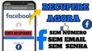 Como recuperar conta do facebook em 2024, SEM SENHA, E-MAIL OU NÚMERO