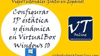 IP de VirtualBox, Configurar IP estática y dinámica