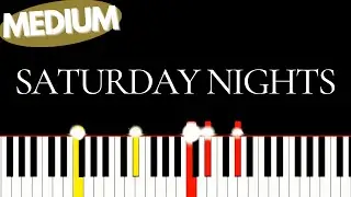 Khalid - Saturday Nights | Medium Piano tutorial