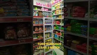 usaha sembako!!! penataan toko sembako minimalis lebar 3 meter